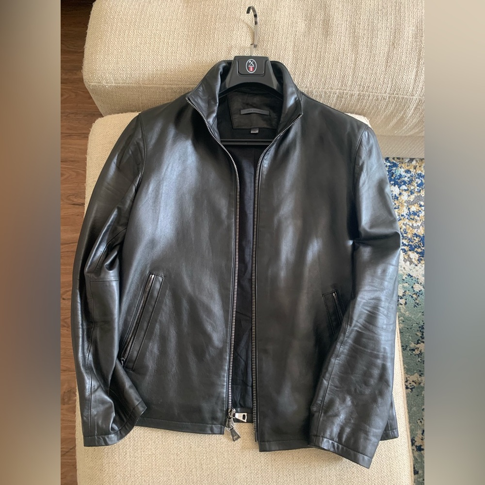 John Varvatos Leather Jacket (great condition!)